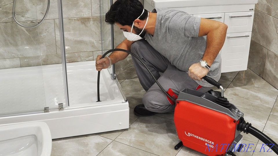 Кәрізді тазалау. Құбырды орнату. Су құбырлары. Жақсы. сантехник  Ақтөбе  - изображение 1