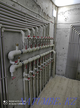 Plumber Inexpensive Underfloor Heating Almaty Installation of Bathtub Sinks Боралдай - photo 5