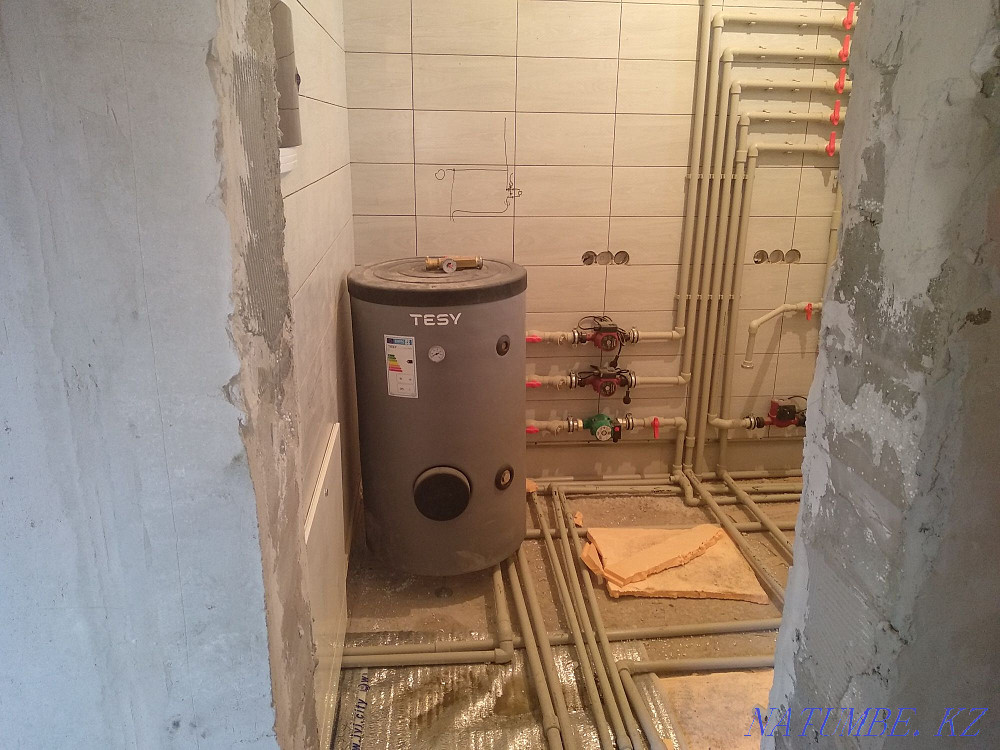 Сантехник Недорого Теплый пол Отопление Алматы Установка Раковин Ванн Боралдай - изображение 7