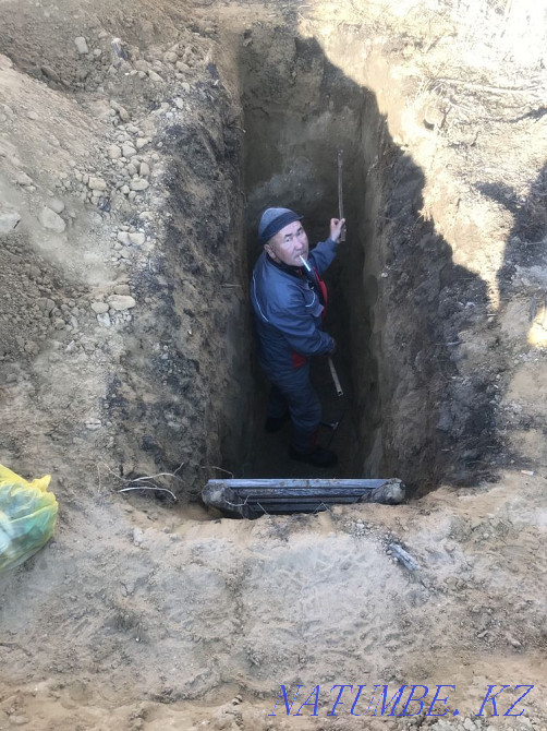 Қызмет Сантехникалық канализация шұңқыр қазу Сантехника канализациясының пункциясы  Ақтөбе  - изображение 3