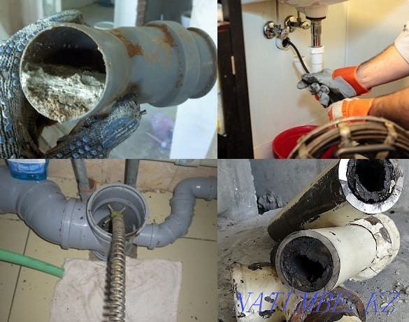 Clogged Pipes Cleaning Cleaning Plumber Cleaning Sewers Kitchen Toilet Shymkent - photo 3