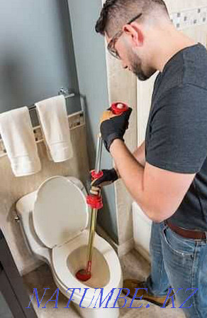Clogged Pipes Cleaning Cleaning Plumber Cleaning Sewers Kitchen Toilet Shymkent - photo 4