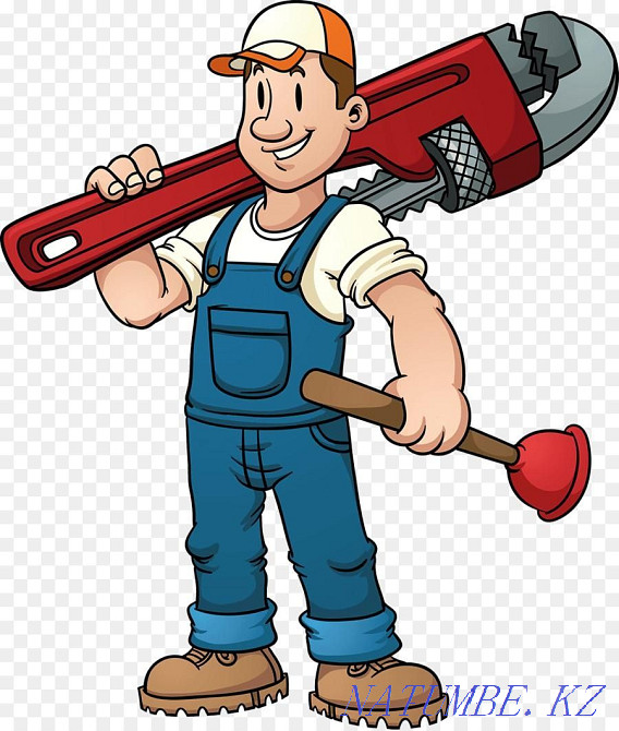 Услуги сантехника,квартира под ключ,замена батареи,чистка арестонов Кокшетау - изображение 1