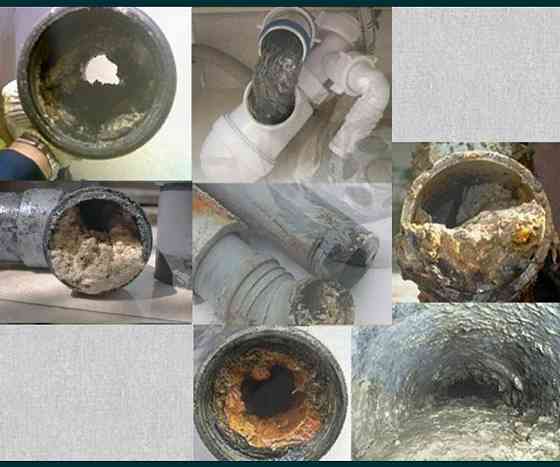 Прочистка засор канализации труб Чистка туалет кухня запах удаления Шымкент