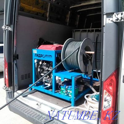 Sewer cleaning machine. Pipe cleaning. Pipe flushing. plumber Almaty - photo 3