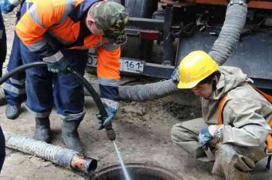 Отчистка канализации аппаратом крот, прочистка, чистка труб.в Шымкенте Шымкент