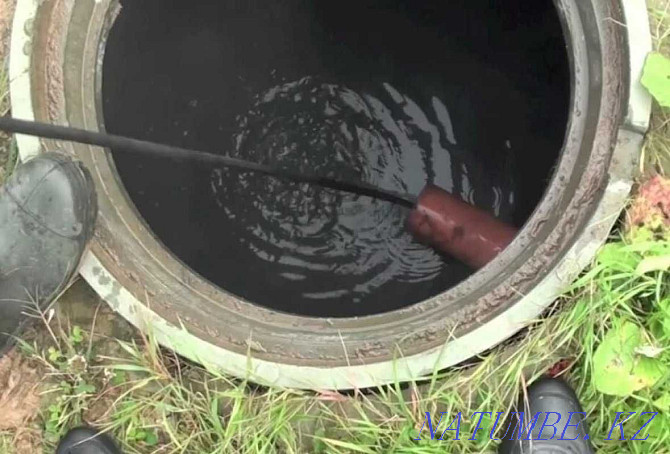 Cleaning of the sewerage by the mole device, cleaning, cleaning of pipes. in Shymkent Shymkent - photo 3