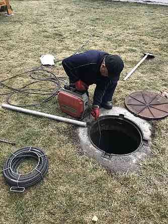Прочистка канализации 24/7 Чистка труб. Крот аппаратом. Almaty