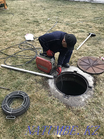 Sewer cleaning 24/7 Pipe cleaning. Mole apparatus. Almaty - photo 4