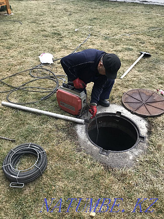 Sewer cleaning 24/7 Pipe cleaning. Mole apparatus. Almaty - photo 4