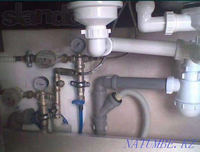 Plumber professional. Installation repair. Gas welding. Almaty - photo 1