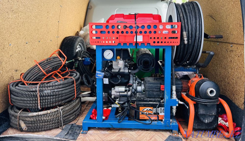 Cleaning of the sewerage and elimination of blockages of any complexity. Cleaning of pipes Qaskeleng - photo 2