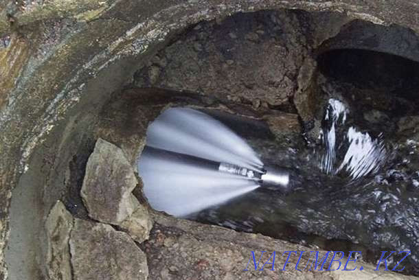 Прочистка канализации Кротом. Чистка канализации. Промывка труб. Алматы - изображение 3