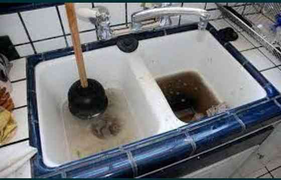 Прочистка канализации засор чистка труб Сантехник туалет кухня аппарат Шымкент