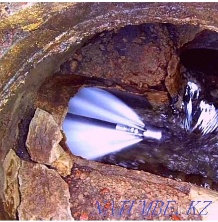 Sewer cleaning machine Cleaning pipes Cleaning blockage Plumber Shymkent - photo 5