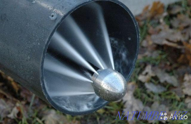 Sewer cleaning machine Cleaning pipes Cleaning blockage Plumber Shymkent - photo 2