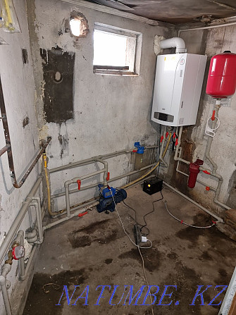 Plumbing services. Warm floor. Water pipes. Sewerage. Heating. Taraz - photo 4