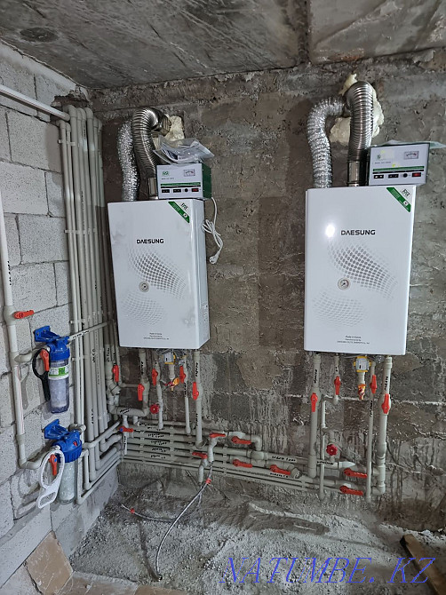 Сантехника қызметтері. Жылы еден. Су құбырлары. Канализация. Жылыту.  Тараз  - изображение 2