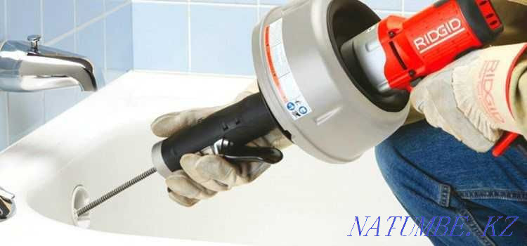 Sewer Cleaner Plumber Cleaning Cleaning Pipes Kitchen Blockages 24/7 Shymkent - photo 2
