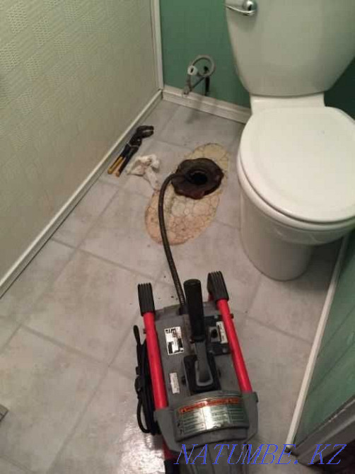 Sewer Cleaner Plumber Cleaning Cleaning Pipes Kitchen Blockages 24/7 Shymkent - photo 6