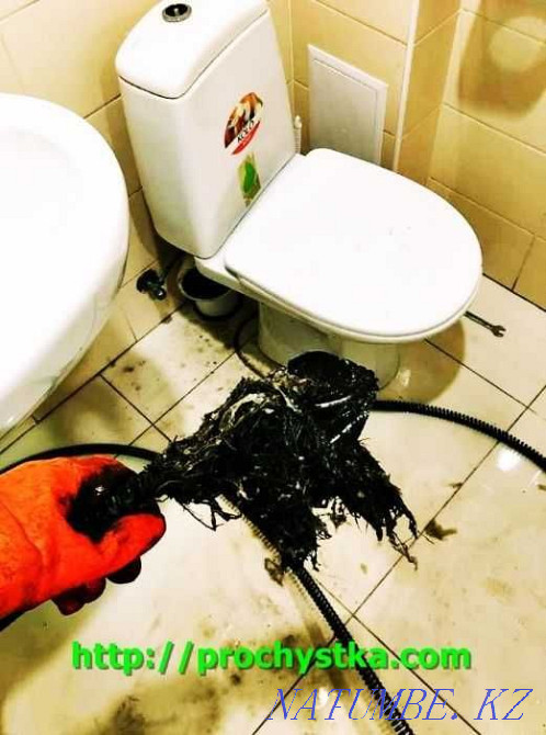 Sewer Cleaner Plumber Cleaning Cleaning Pipes Kitchen Blockages 24/7 Shymkent - photo 7