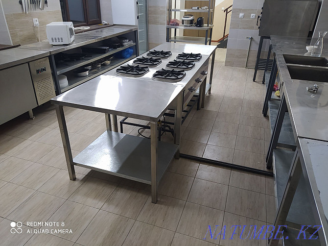 Stainless steel table, cutting table Almaty - photo 1