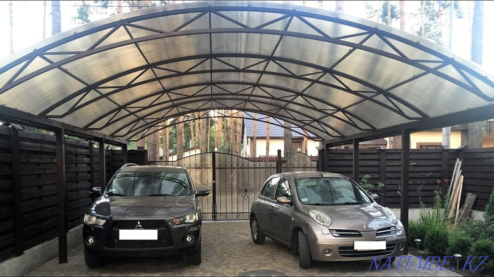 Шикарный Навес с Професиональными Мастерами Навес Козырьки Арка Новес Тараз - изображение 4