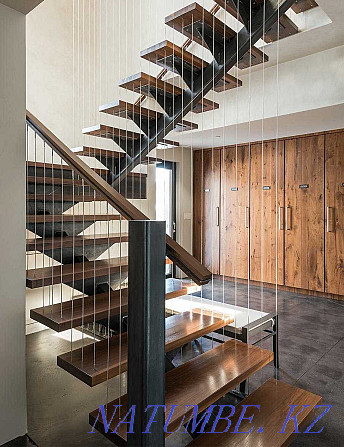 Design, manufacture and installation of loft-style stairs to order. Almaty - photo 1