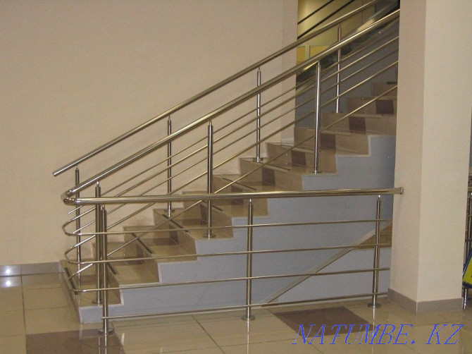 RAILING made of stainless steel from 7 500 running meters. Stainless steel railing Astana - photo 8