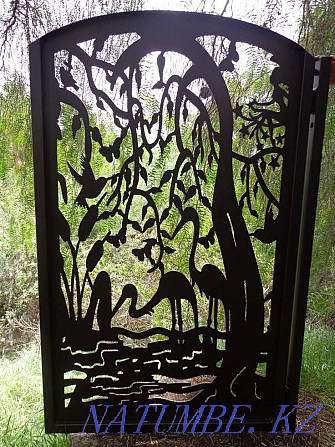 Manufacture and installation of designer, sectional fence gates to order Almaty - photo 4
