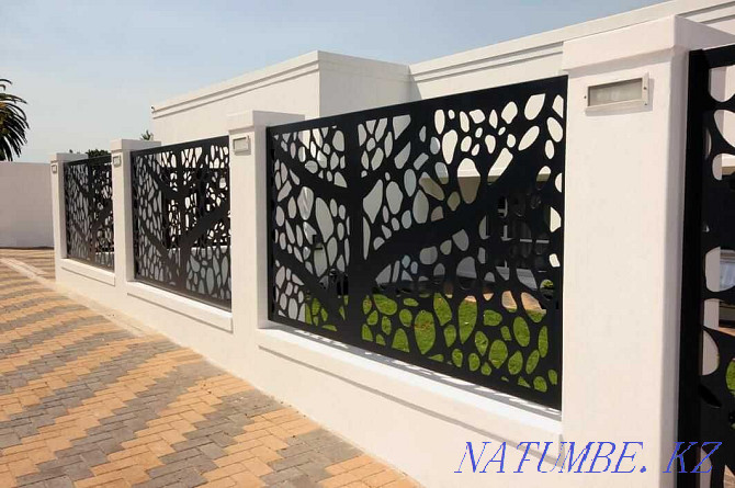 Manufacture and installation of designer, sectional fence gates to order Almaty - photo 5