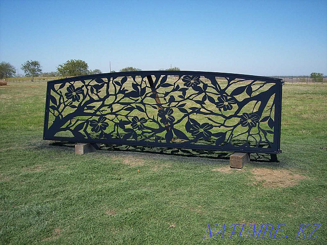Manufacture and installation of designer, sectional fence gates to order Almaty - photo 3