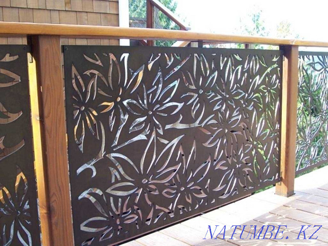 Manufacture and installation of designer, sectional fence gates to order Almaty - photo 2