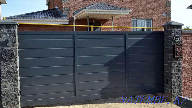 Street gates, retractable, hinged, roller shutters Astana - photo 7