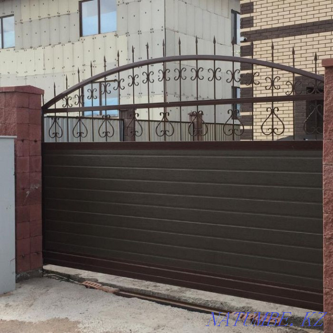 Street gates, retractable, hinged, roller shutters Astana - photo 2