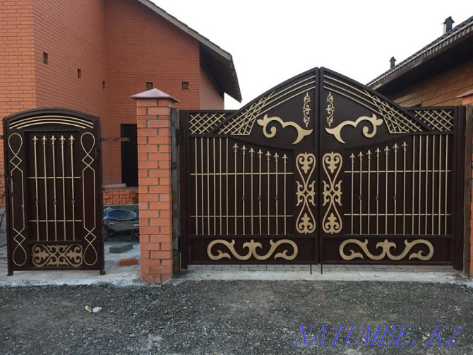 Street gates, retractable, hinged, roller shutters Astana - photo 1