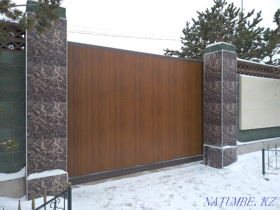 Ворота уличные, откатные, распашные, рольставни Астана - изображение 4