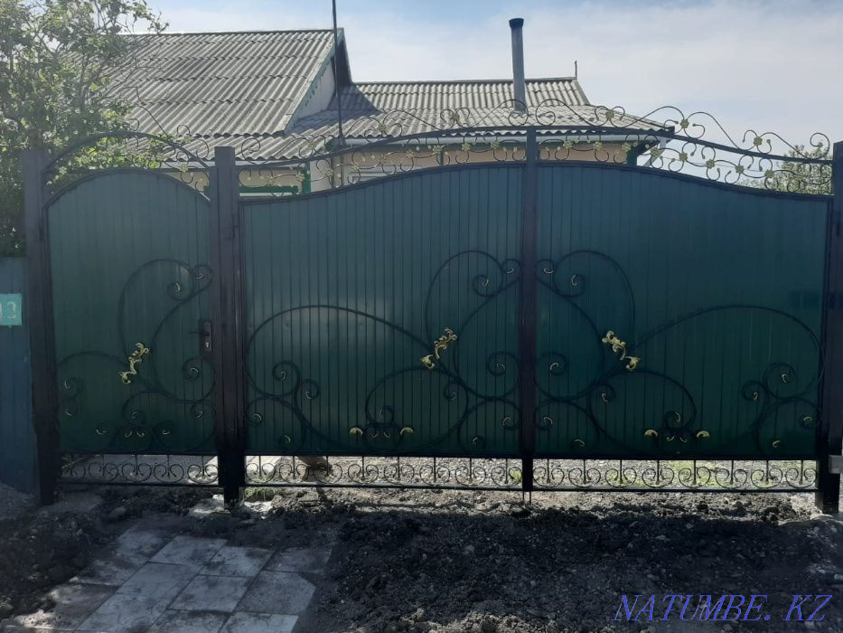 Изготовим ворота с калиткой, заборы, навесы и т.д. Петропавловск - изображение 6