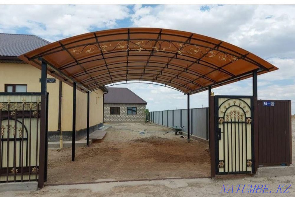 ИП Саржанов Изготовления Навесов ,ворот,калитки,решетки,перила Атырау - изображение 6