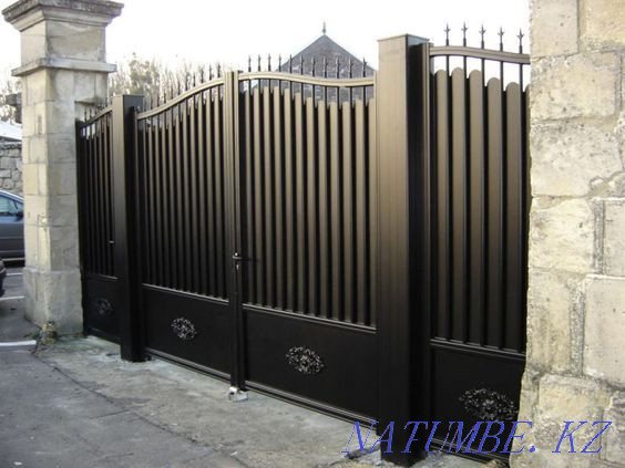 Gate "Lerua classic" hinged and retractable | in stock and production Almaty - photo 1