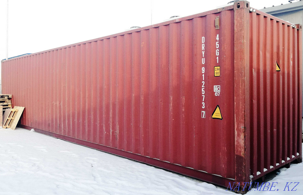 Морской 40 (сорока) футовый контейнер. г. Есиль.  - изображение 3