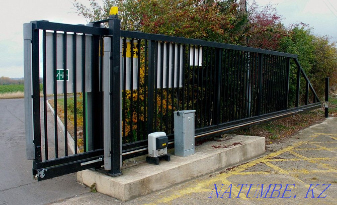 Industrial sliding and swing gates with automation / manufacturing Almaty - photo 8