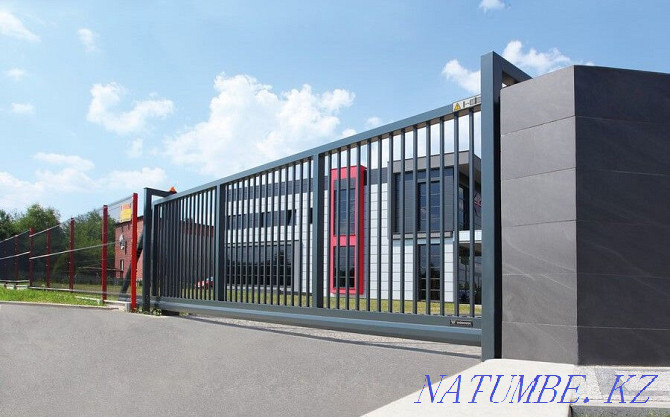 Industrial sliding and swing gates with automation / manufacturing Almaty - photo 2