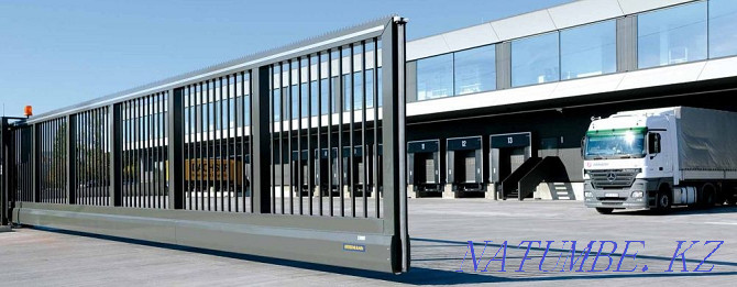 Industrial sliding and swing gates with automation / manufacturing Almaty - photo 6