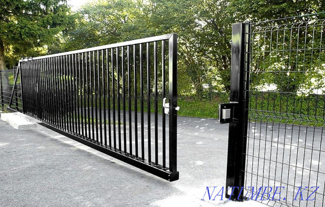 Industrial sliding and swing gates with automation / manufacturing Almaty - photo 5