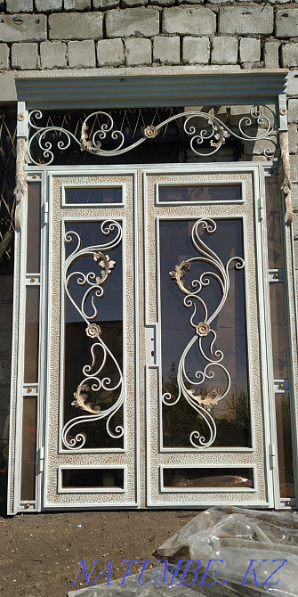 Қақпалар, есіктер, торлар, қоршаулар, шыңдар, торлар, соғу, соғылған бұйымдар  Павлодар  - изображение 8