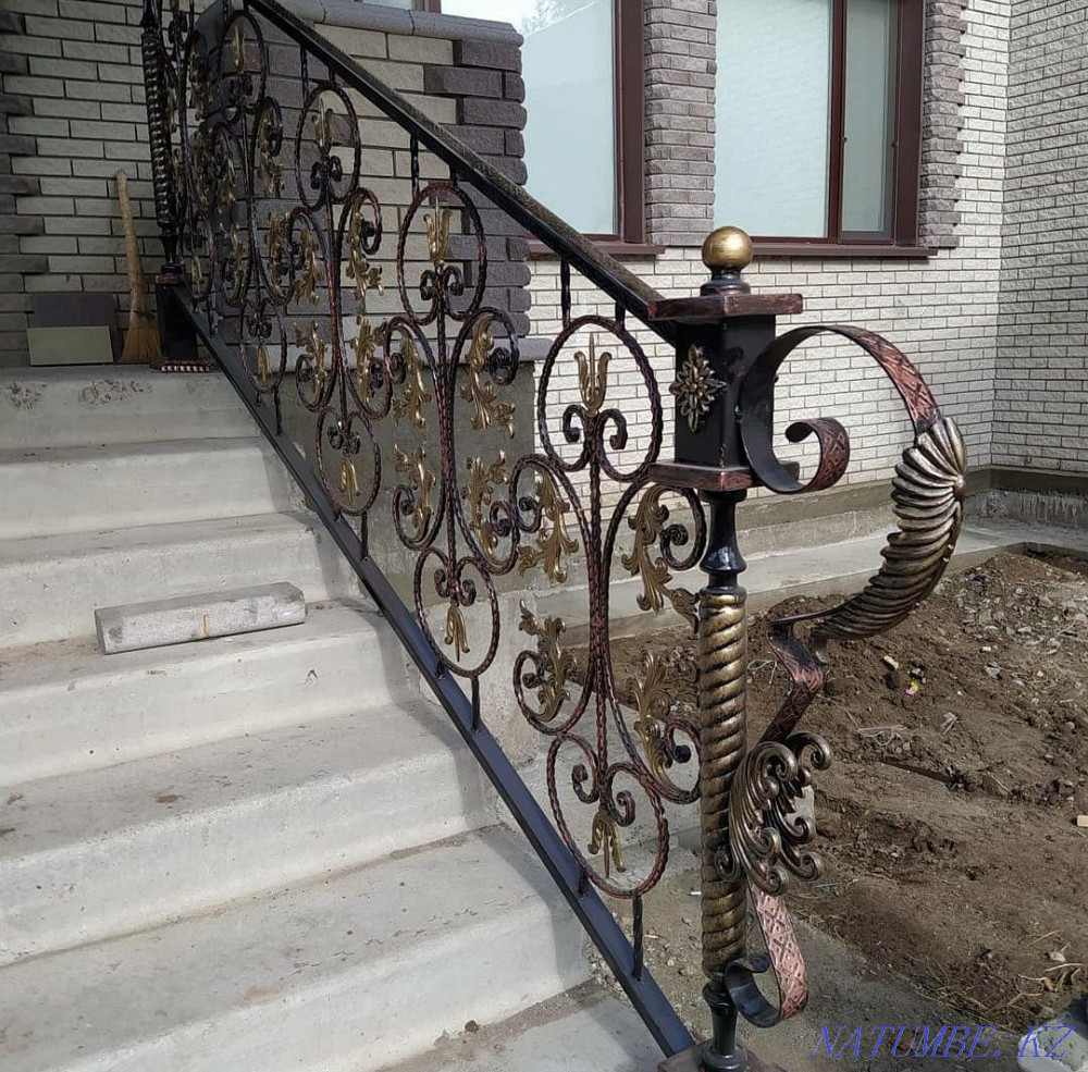 Қақпалар, есіктер, торлар, қоршаулар, шыңдар, торлар, соғу, соғылған бұйымдар  Павлодар  - изображение 3