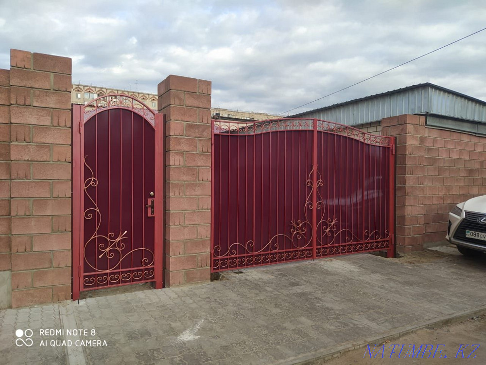 Қақпалар, есіктер, торлар, қоршаулар, шыңдар, торлар, соғу, соғылған бұйымдар  Павлодар  - изображение 5