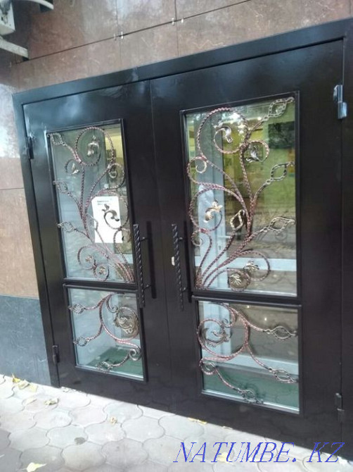 Кіру есіктері, соғылған қақпалар, соғылған қоршаулар, павильондар.  Павлодар  - изображение 8