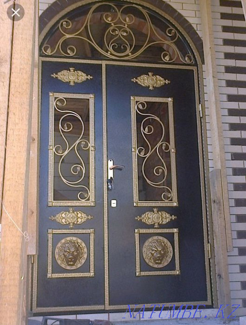 Кіру есіктері, соғылған қақпалар, соғылған қоршаулар, павильондар.  Павлодар  - изображение 1